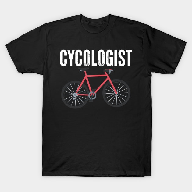 Cycologist Cycling Bicycle Cyclist T-Shirt by dconciente